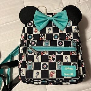 Loungefly Mickey and Minnie’s diner backpack